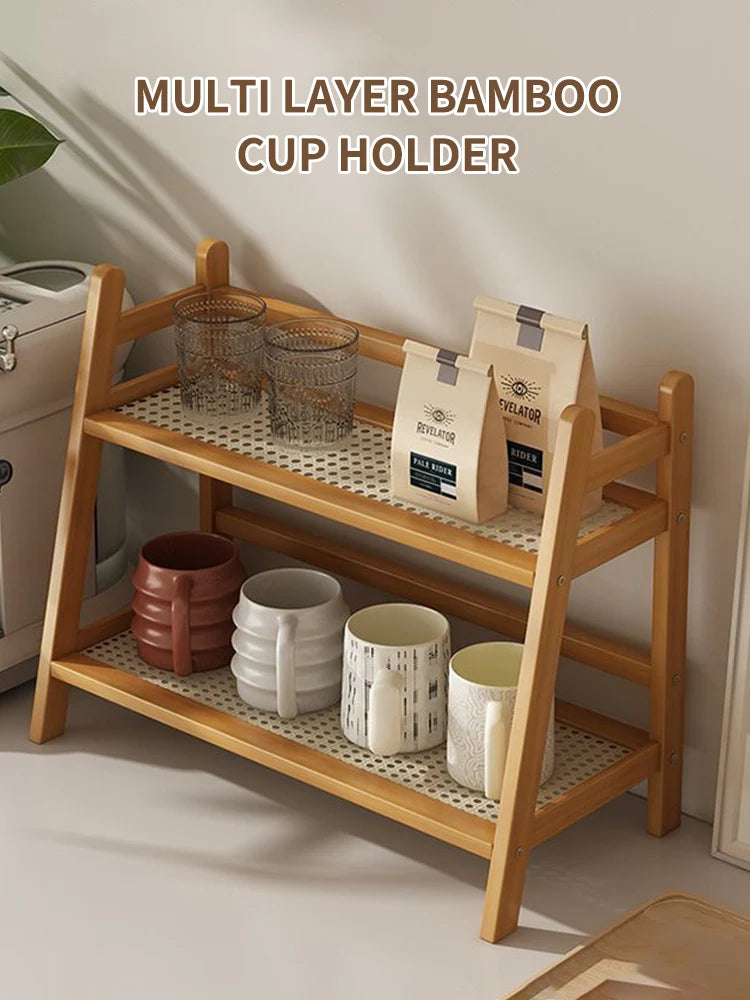 Étagère café en bois originale -