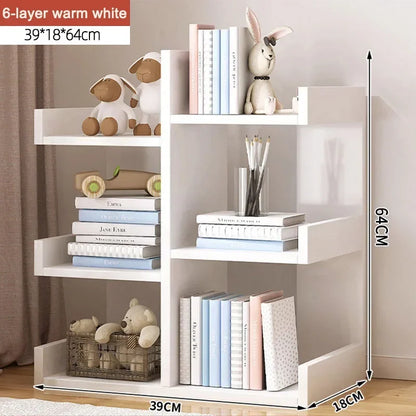 Étagère livre sur pied en bois de qualité - G