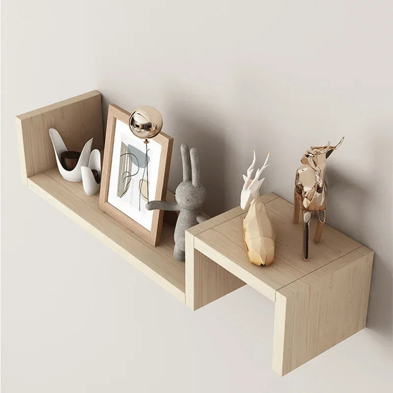 étagère murale en bois flottante de haute qualité 1 /2PCS -