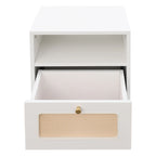 Table de nuit rotin robuste -