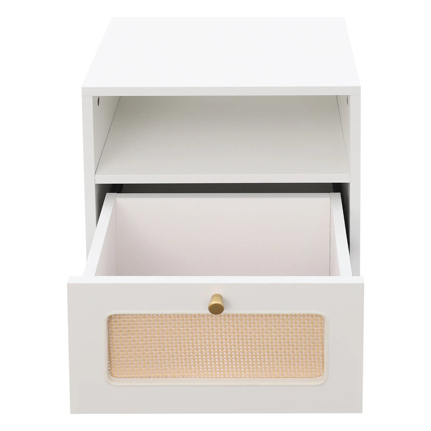 Table de nuit rotin robuste -