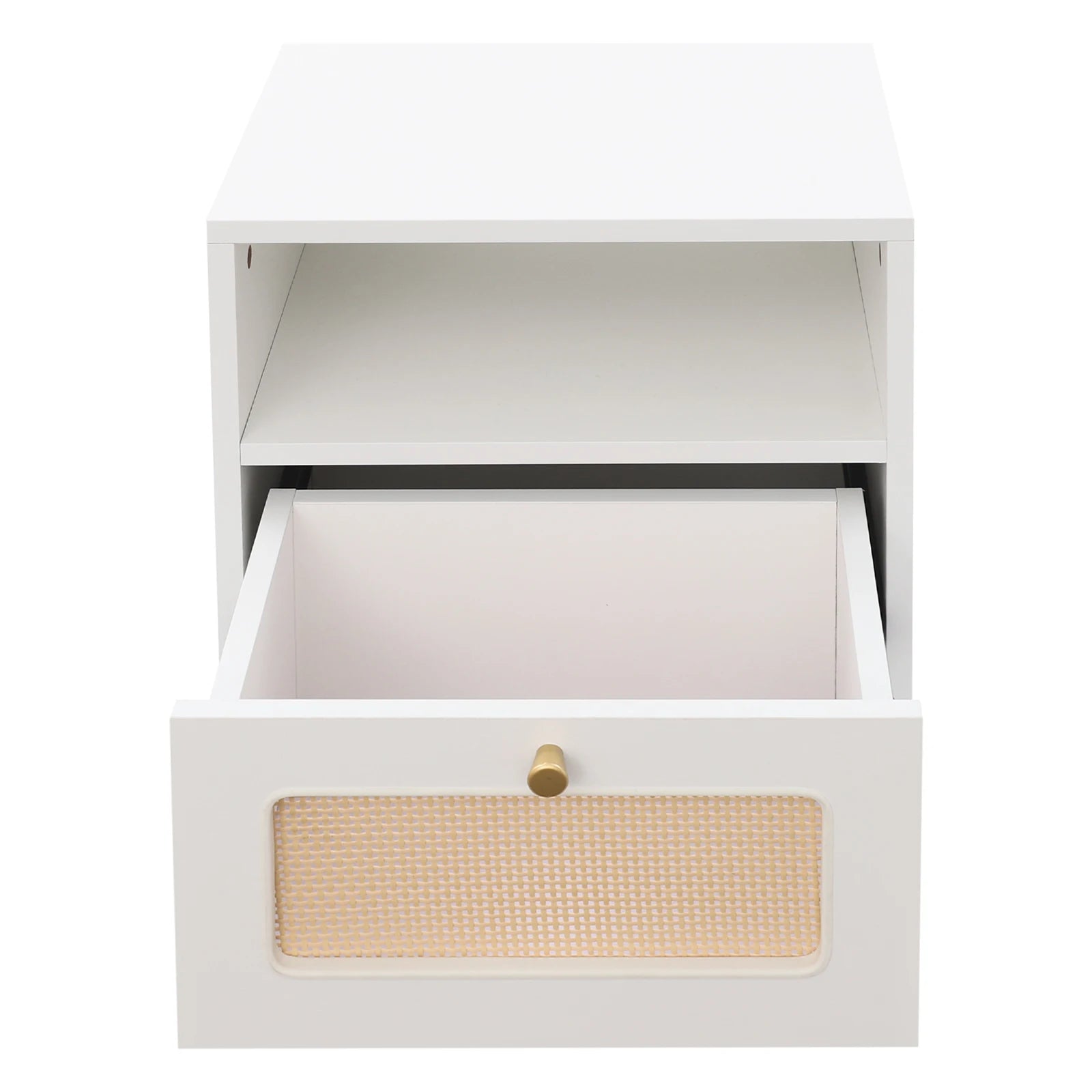 Table de nuit rotin robuste -