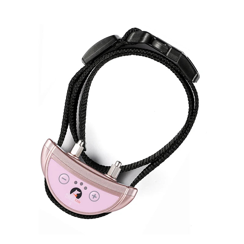 collier anti aboiement électrique tendance - Rose