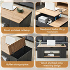 Table basse coffre moderne avec élévation possible 109cm -