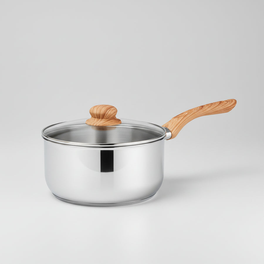 Casserole inox pas cher à couvercle