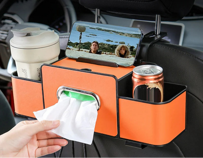 Boite à mouchoir de voiture + Rangement multifonction BMV -