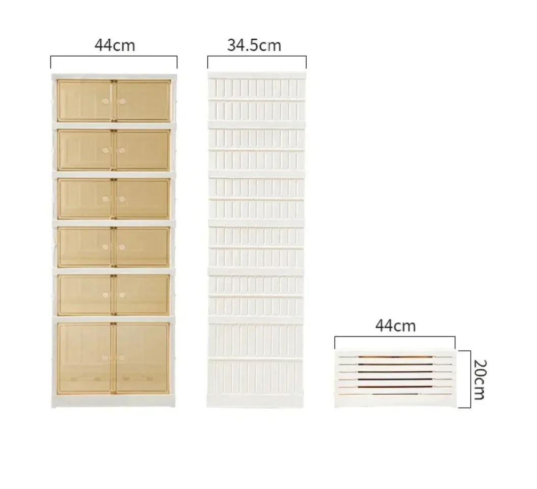 Meuble à chaussure boite à assembler Collapsible -