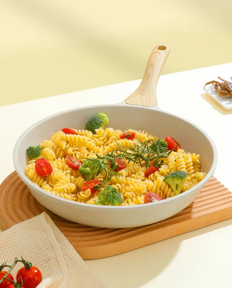 Poêle céramique pierre médicale compatible avec induction -