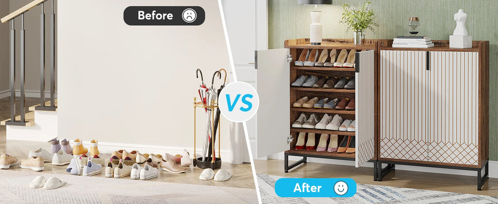 Meuble à chaussure d'entrée pour chambre ou salon -