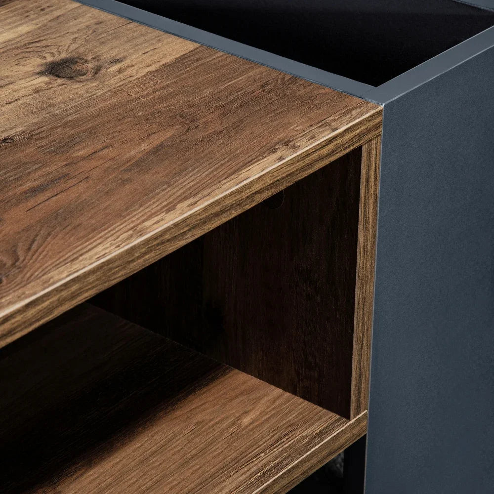 Table basse blanc scandinave 105 X 60 X 40 Cm -