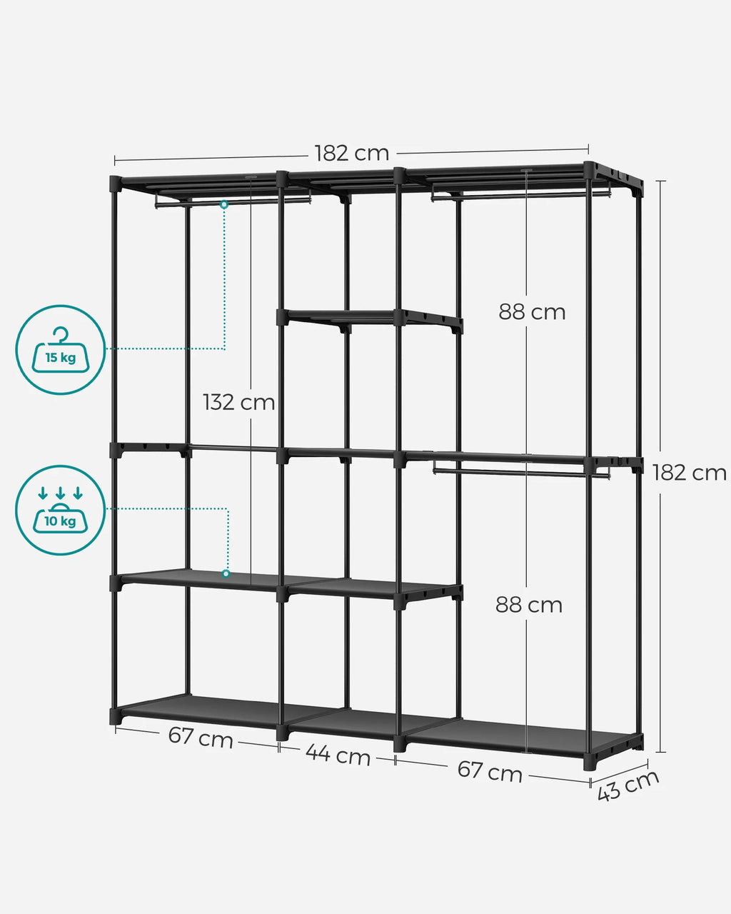 Meuble de rangement étagère simple -
