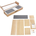 Meuble de rangement pour chaussure avec compartiments 30 X 104 X 48cm -