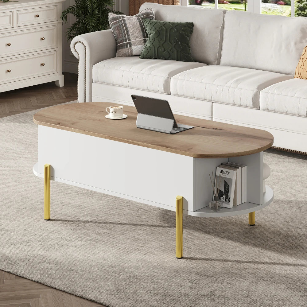 Table basse plateau relevable moderne -