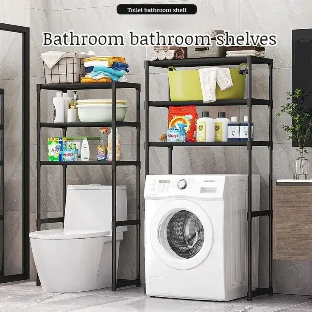 Meuble WC de type étagère multifonctionnelle pour toilette -