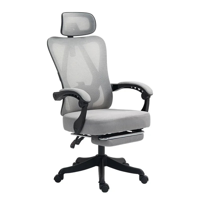 Chaise de bureau ergonomique réglable en maille -