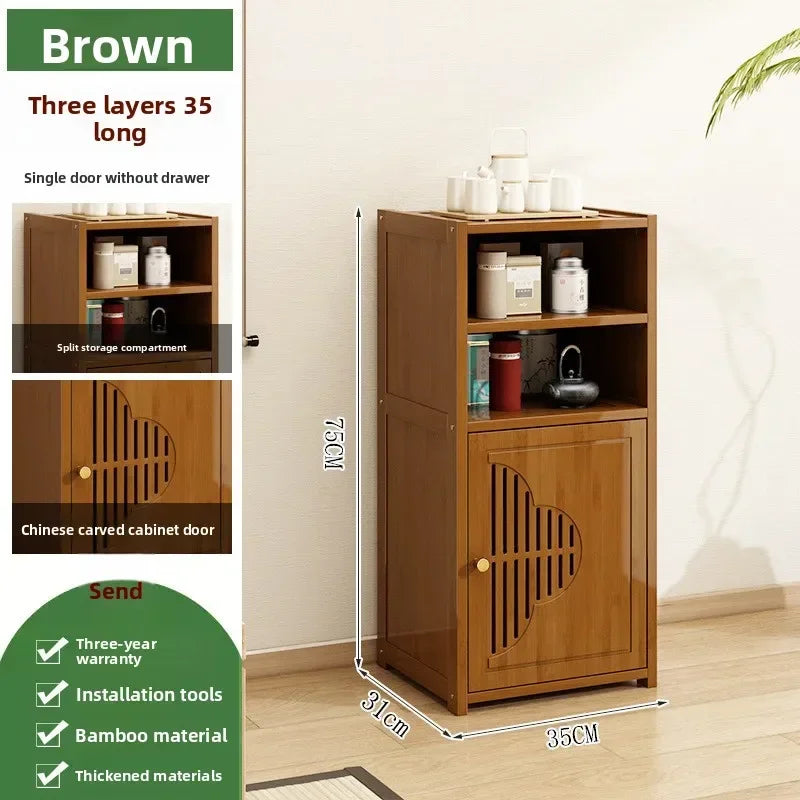 Meuble de rangement à casier marron - B