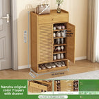 Meuble à chaussure à grande capacité avec tiroirs - 2-66-7-113