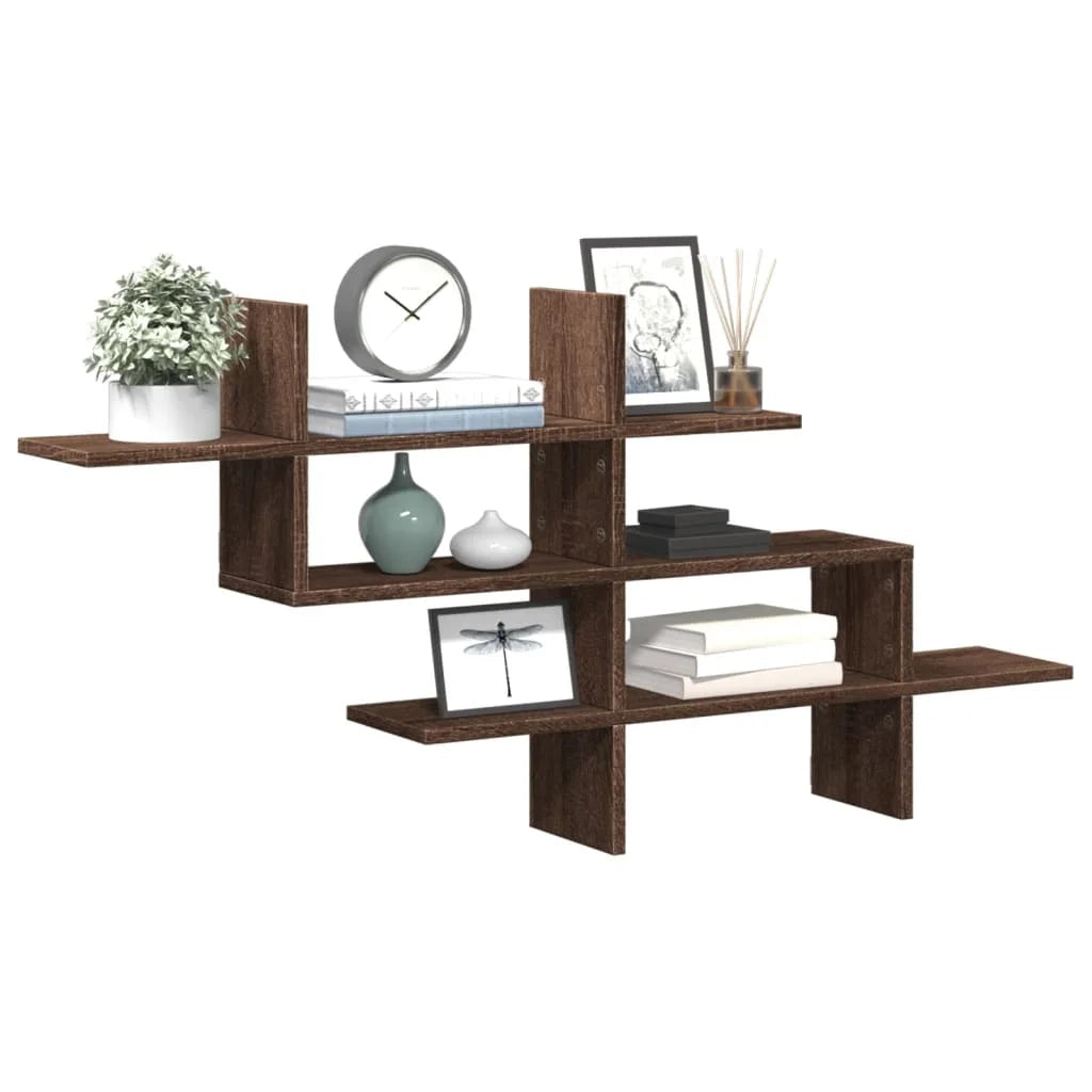 étagère murale fixation invisible 124.5x18x60.5 cm -
