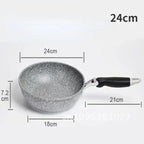 Poêle céramique durable en pierre solide - Poêle Wok 24cm