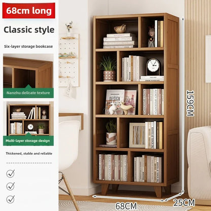 Étagère livre bibliothèque en bois - Simple G