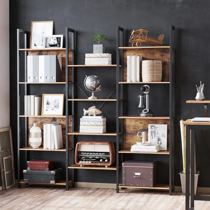 Étagère livre à structure métallique -