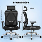 Chaise de bureau robuste inclinable -