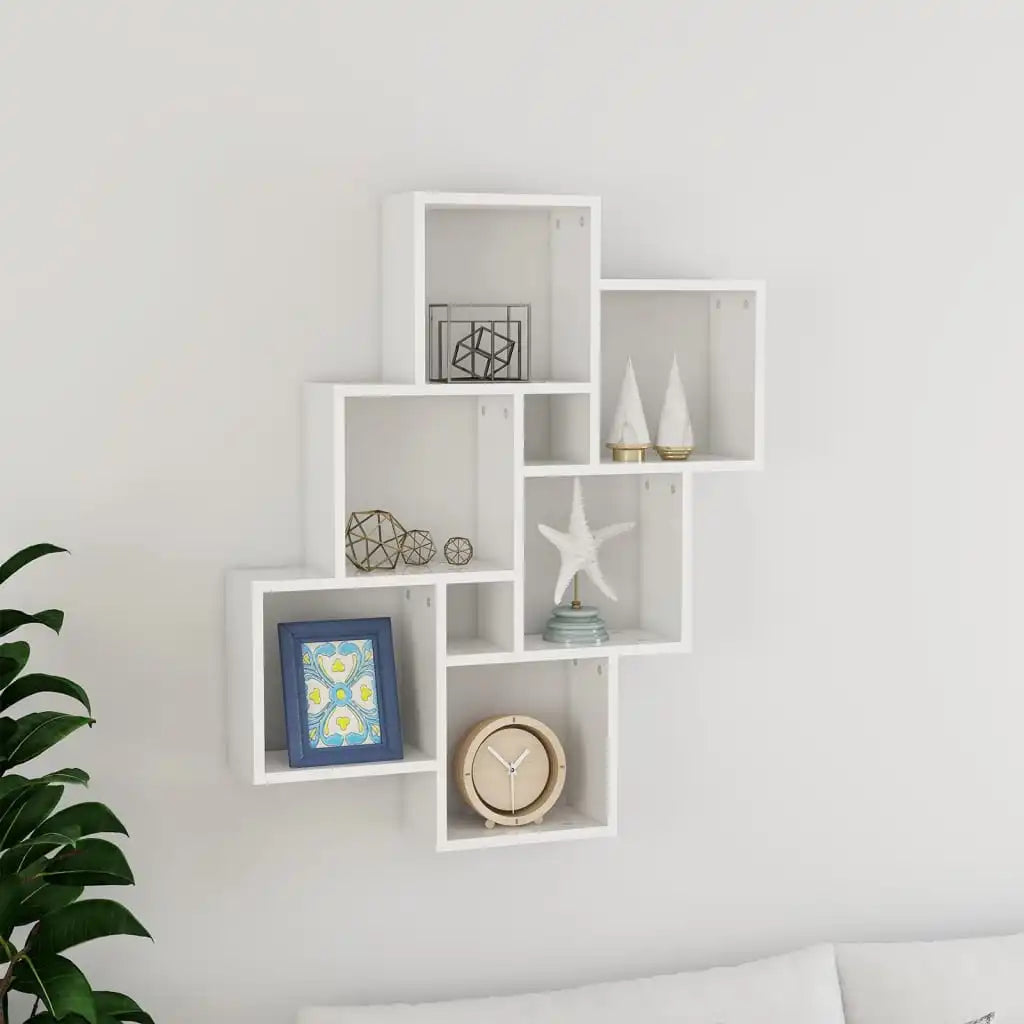 étagère murale design moderne 78x15x93 cm -
