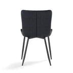 Chaise salle à manger en faux cuir de 4 lots -