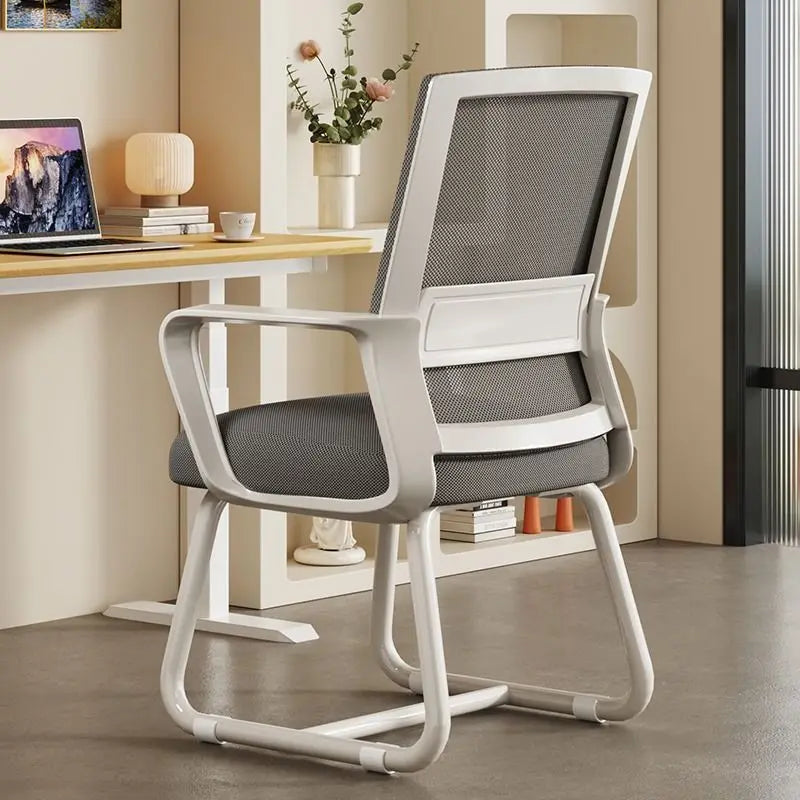 Chaise de bureau sans roues ergonomique -