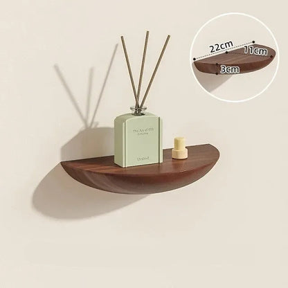étagère murale suspendu en bois - Marron-22cm