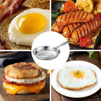 Poêle inox 28 cm couleur argenté -