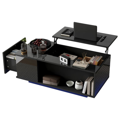 Table basse hauteur réglable 100×50×40 cm -