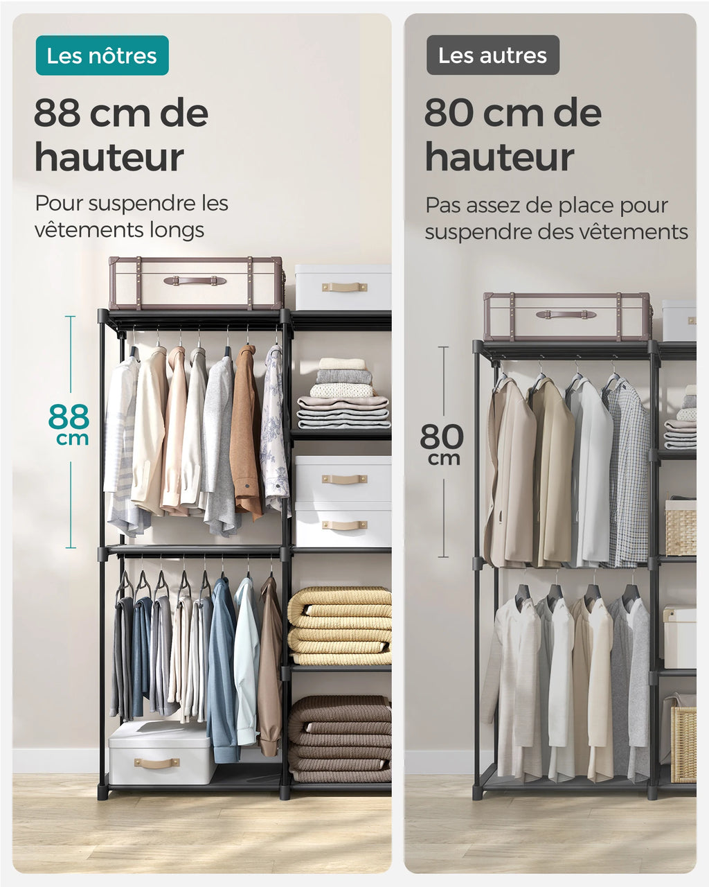 Meuble de rangement étagère simple -