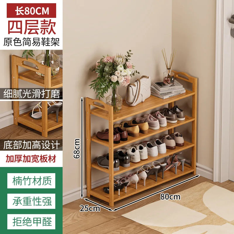 Meuble à chaussure en bois massif d'intérieur - style8