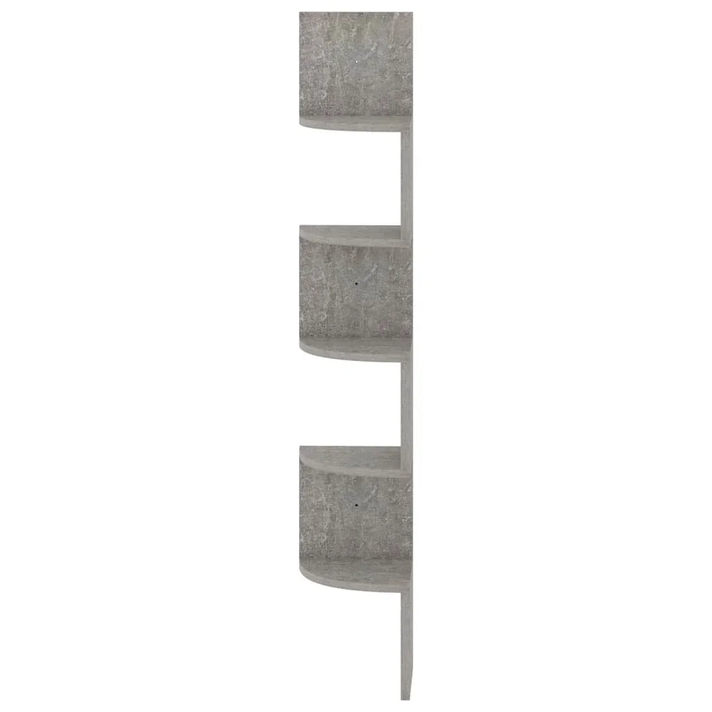 étagère murale d'angle 19x19x123 cm -