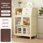 Meuble de rangement étroit en bois - style-3