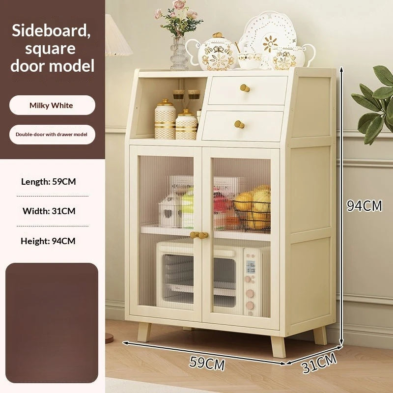 Meuble de rangement étroit en bois - style-3