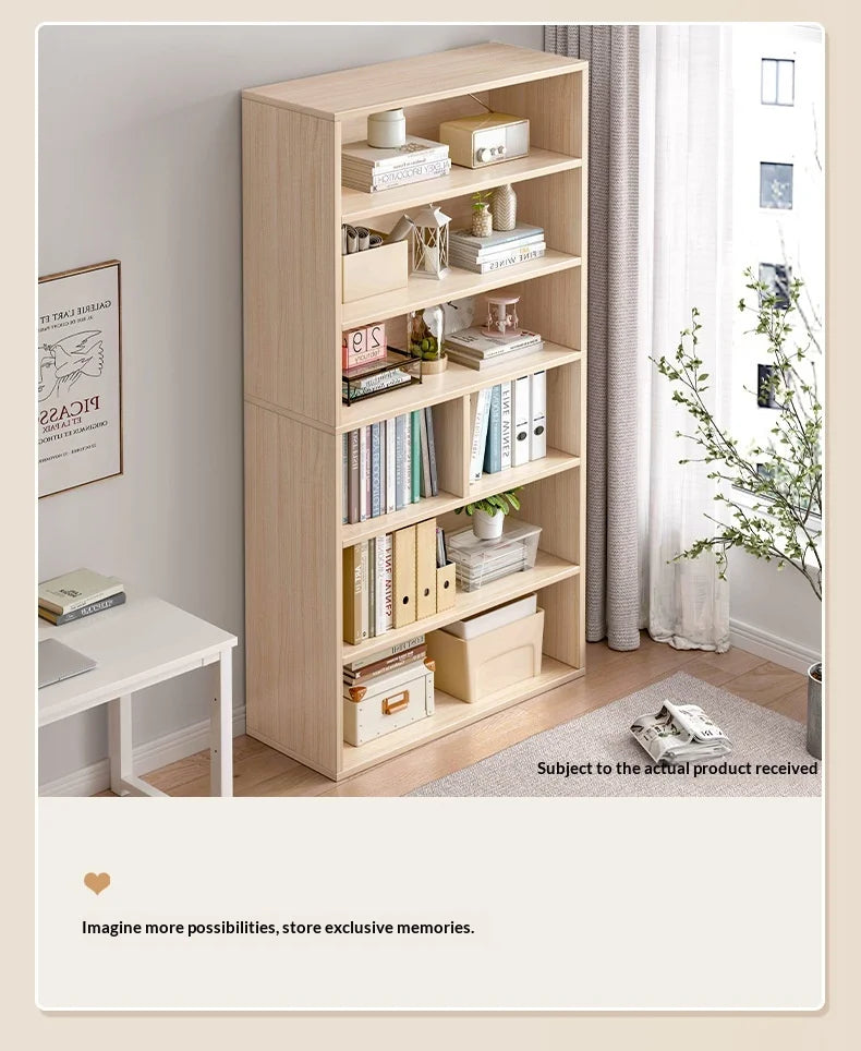 Meuble de rangement en bois multi niveaux -