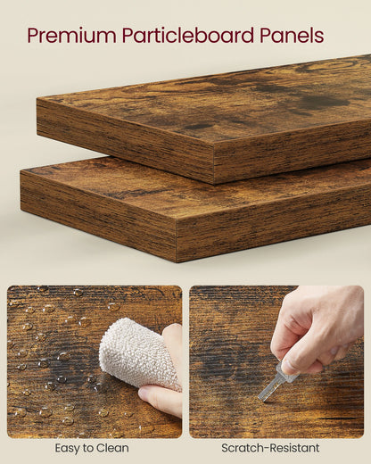 étagère murale d'angle géométrique 5 niveaux -