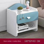 Table de nuit pour enfants à doubles tiroirs -