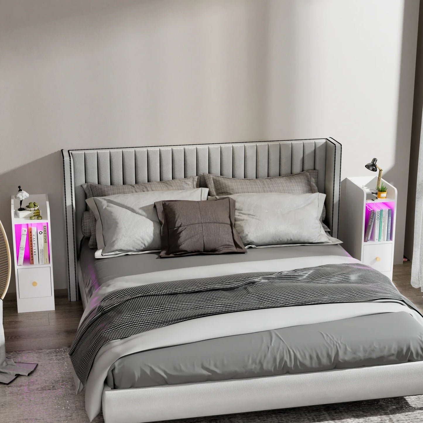 Table de nuit pour petite espace luxueux -