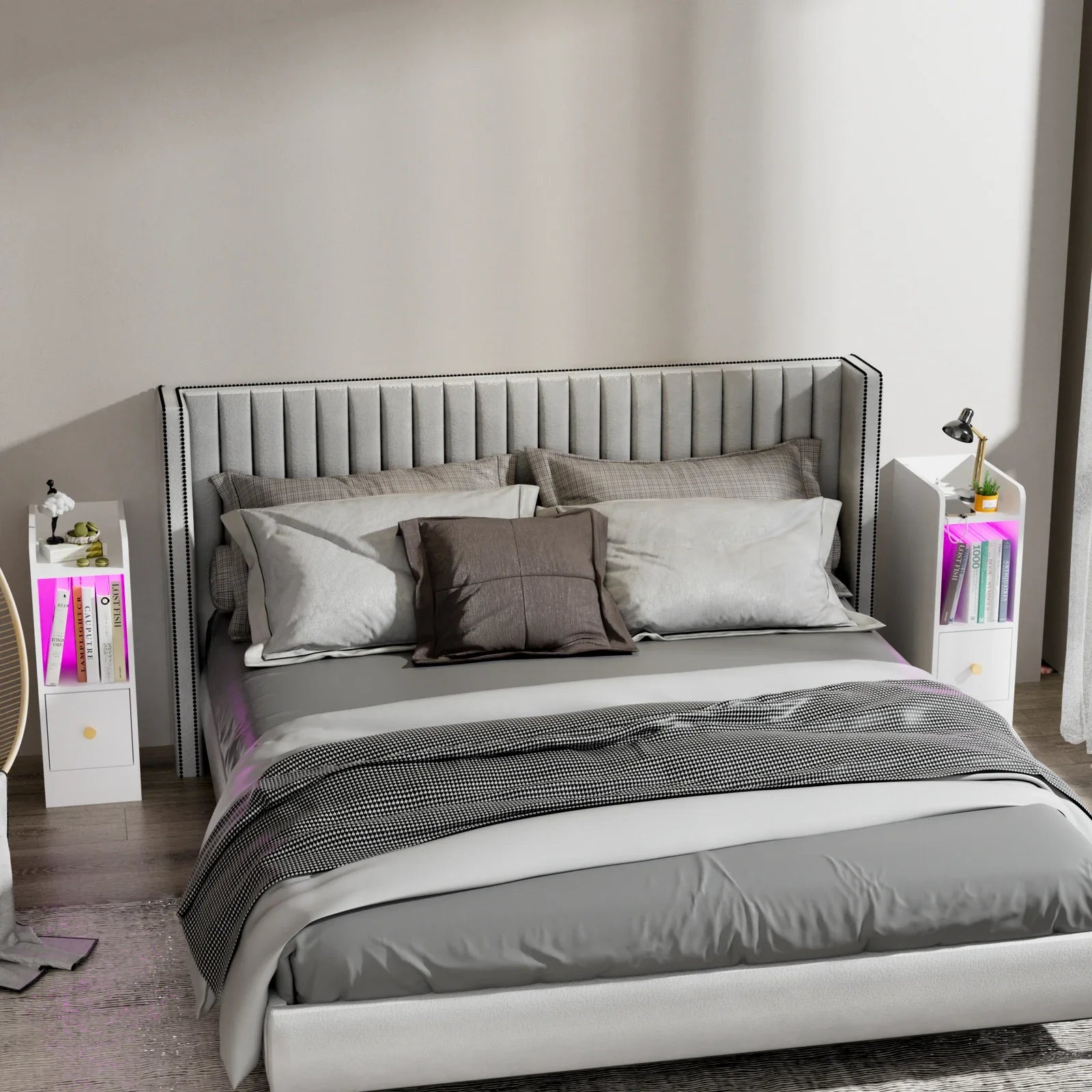 Table de nuit pour petite espace luxueux -