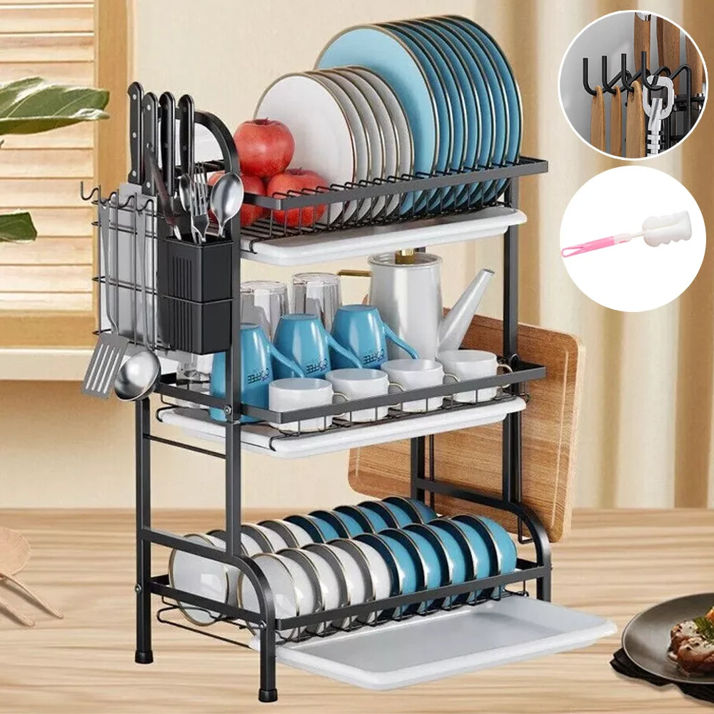 étagère cuisine métallique -