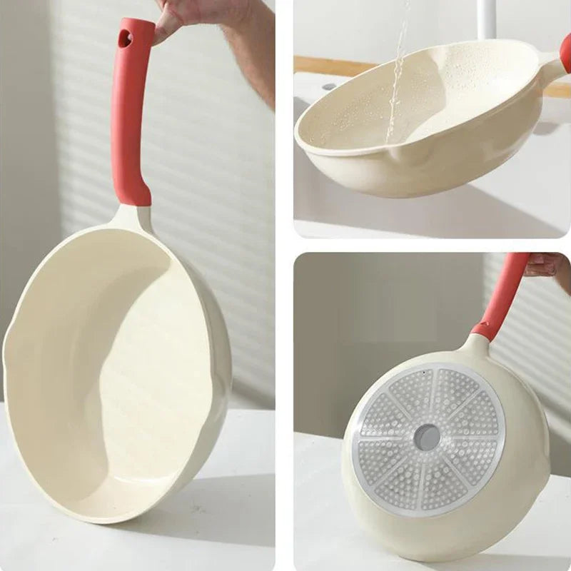 Poêle céramique wok résistant -