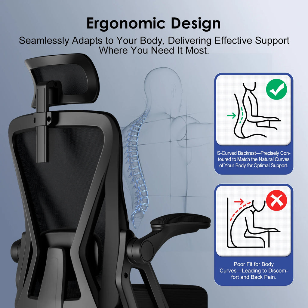 Chaise de bureau discount confortable -