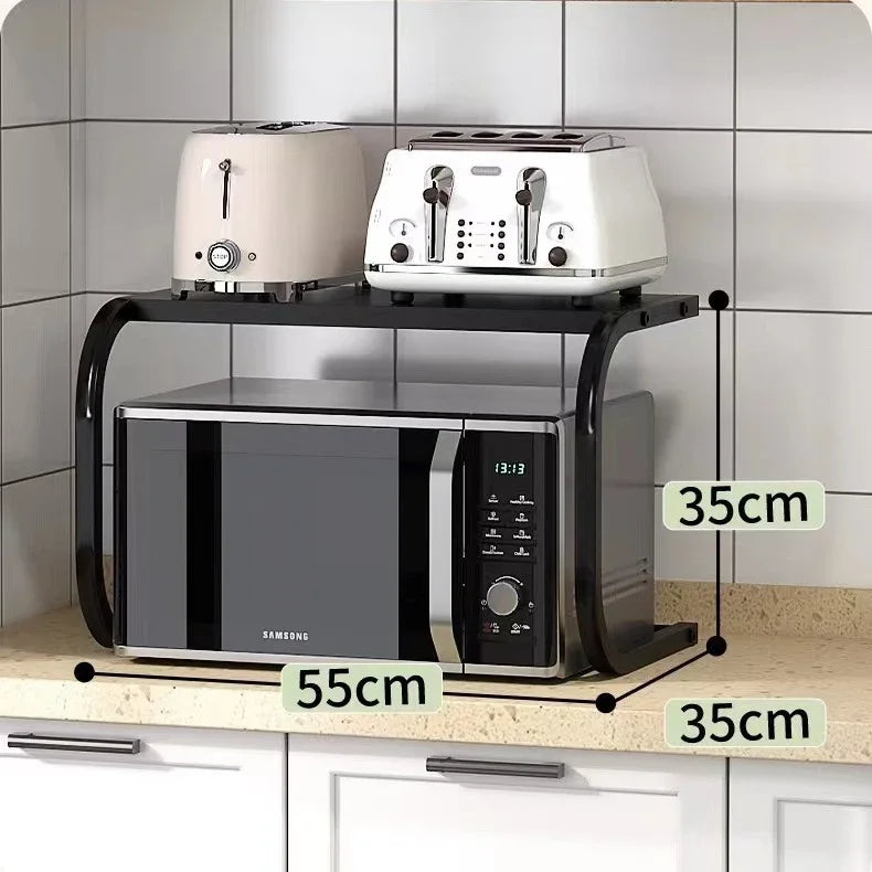 étagère cuisine métal pour micro onde -