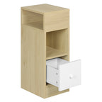 Table de chevet étroite 2 pcs pour chambre moderne -