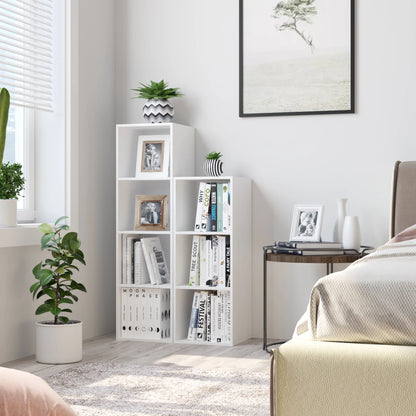 Étagère blanche 3 cube en bois 30x30x80cm -