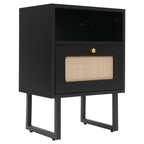 Table de nuit rotin robuste -