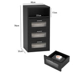 Table de chevet led avec station de recharge -